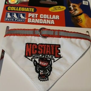 Pet collar bandana acetate wolfpack